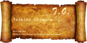 Telbisz Olimpia névjegykártya